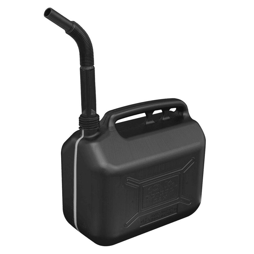 Sealey Fuel Can 10ltr - Black Model No-JC10PB