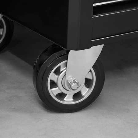 Sealey Rollcab 16 Drawer with Ball Bearing Runners Heavy-Duty - Black Model No-AP41169B