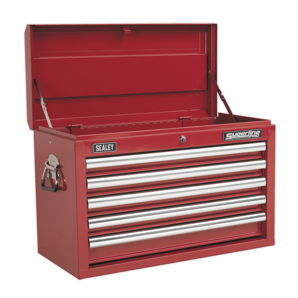 Sealey Topchest 5 Drawer with Ball Bearing Runners - Red Model No-AP33059