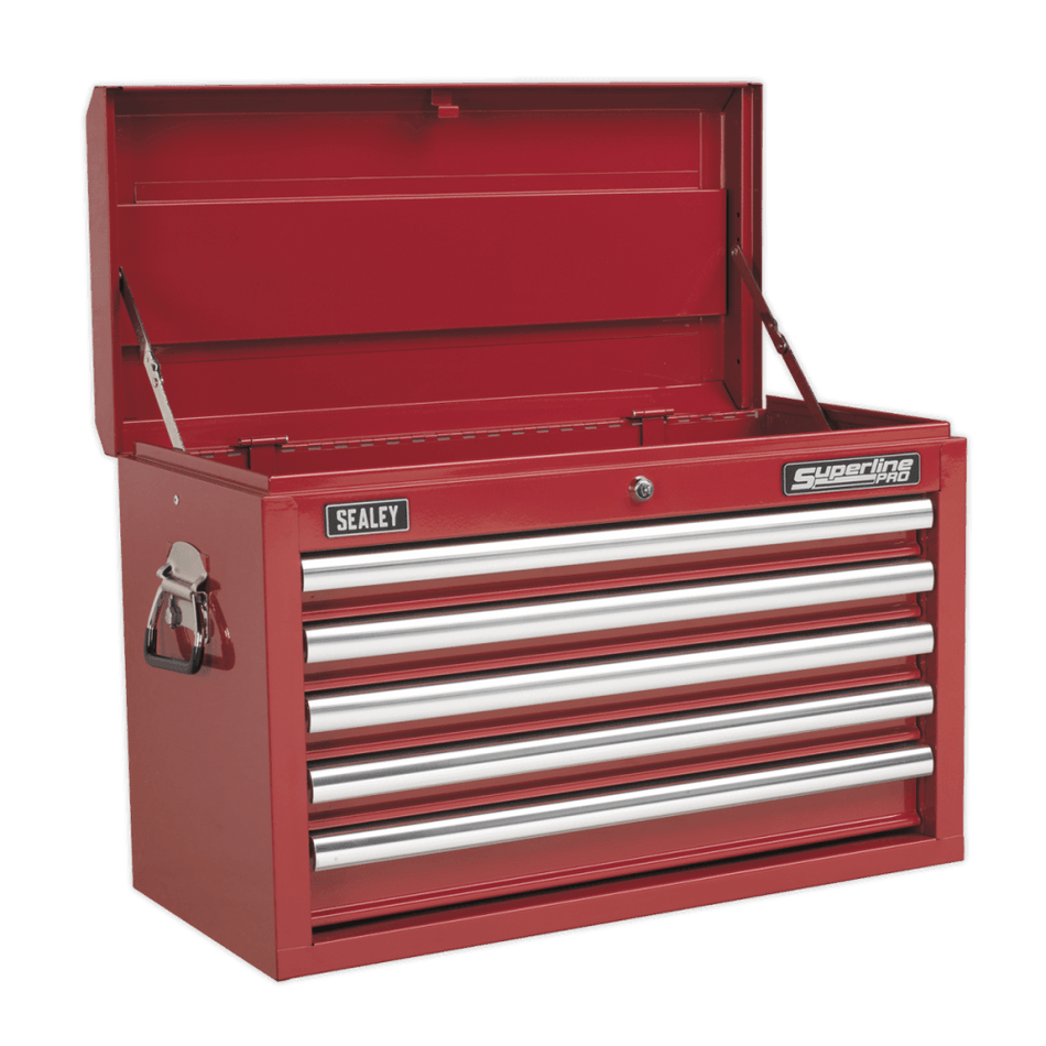 Sealey Topchest 5 Drawer with Ball Bearing Runners - Red Model No-AP33059