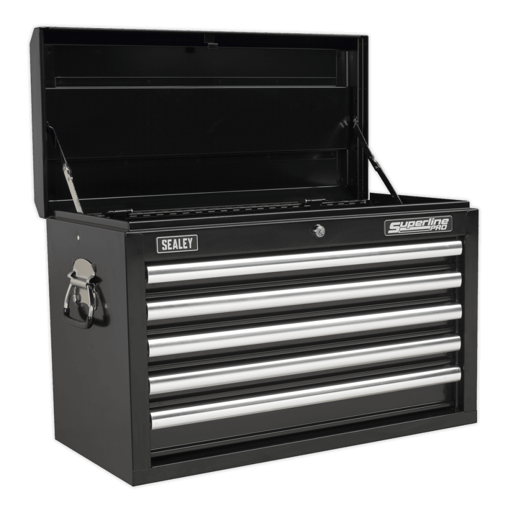 Sealey Topchest 5 Drawer with Ball Bearing Runners - Black Model No-AP33059B