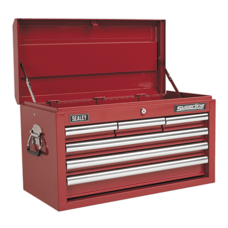 Sealey Topchest 6 Drawer with Ball Bearing Runners - Red Model No-AP33069