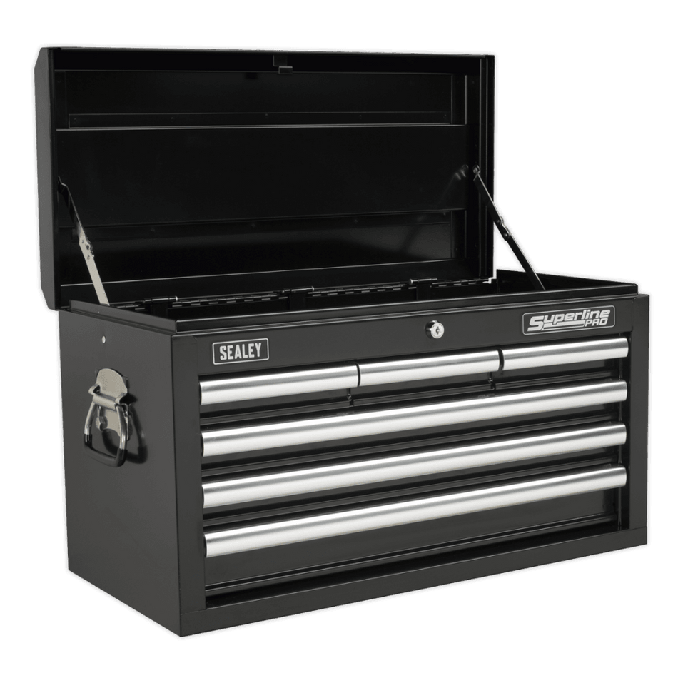 Sealey Topchest 6 Drawer with Ball Bearing Runners - Black Model No-AP33069B