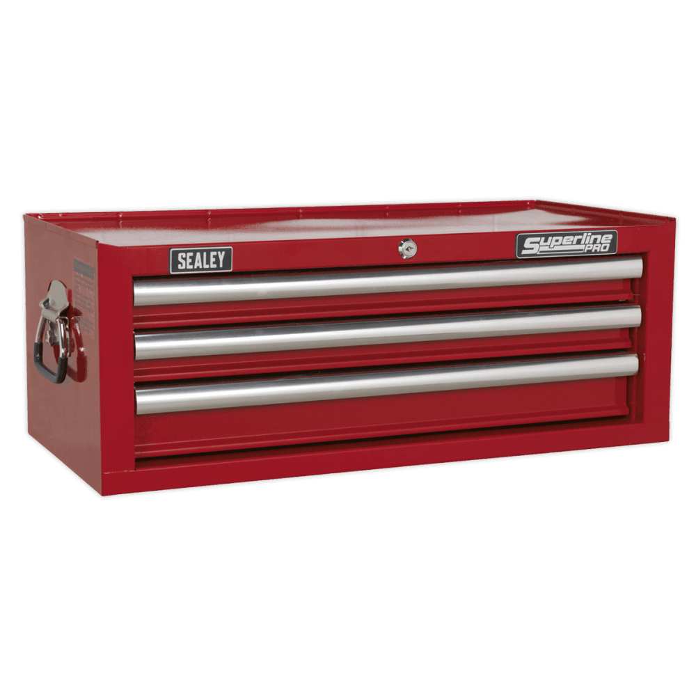 Sealey Add-On Chest 3 Drawer with Ball Bearing Runners - Red Model No-AP33339