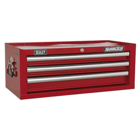 Sealey Add-On Chest 3 Drawer with Ball Bearing Runners - Red Model No-AP33339