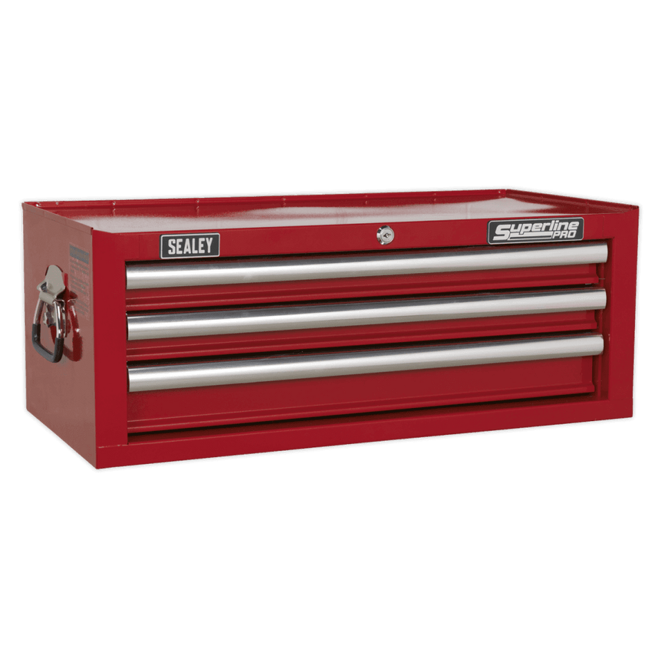 Sealey Add-On Chest 3 Drawer with Ball Bearing Runners - Red Model No-AP33339