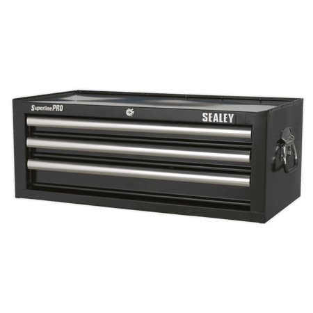 Sealey Add-On Chest 3 Drawer with Ball Bearing Runners - Black Model No-AP33339B