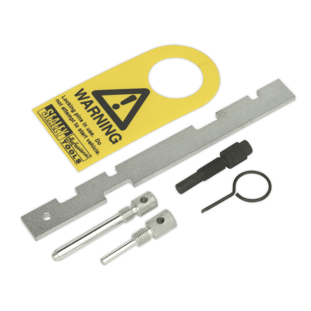 Sealey Petrol Engine Setting/Locking Kit - Ford, Mazda, Volvo 1.25, 1.4, 1.6, 1.8, 2.0, 2.3 16v Duratec - Belt/Chain Drive Model No-VSE5515