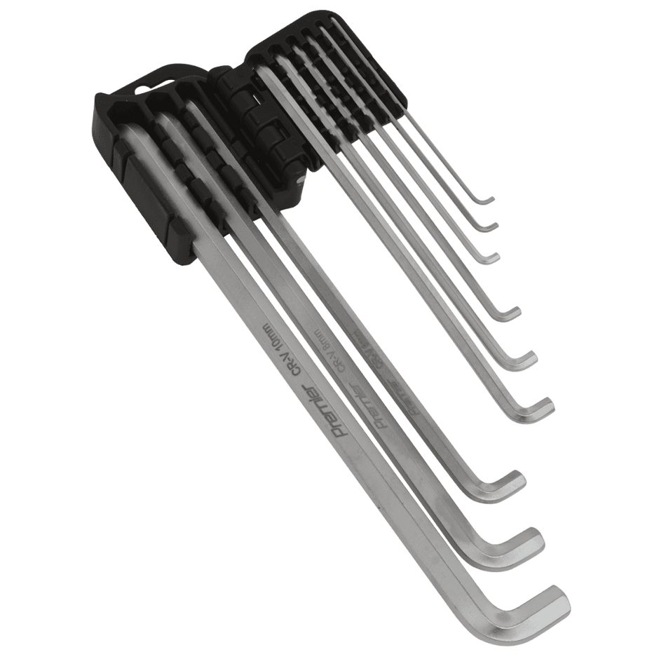 Sealey Hex Key Set 9pc Extra-Long Stubby Element Metric Model No-AK7174