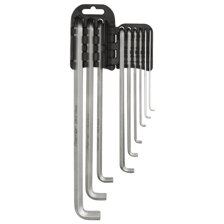 Sealey Hex Key Set 9pc Extra-Long Stubby Element Metric Model No-AK7174