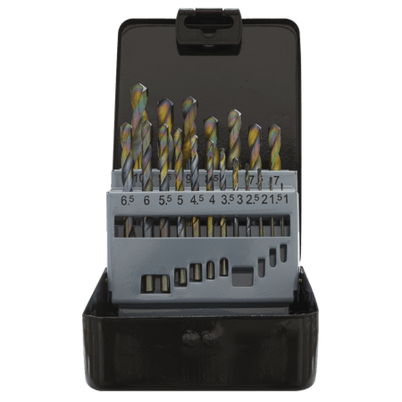 Sealey HSS Drill Bit Set 19pc Titanium Coated Metric Model No-S0868