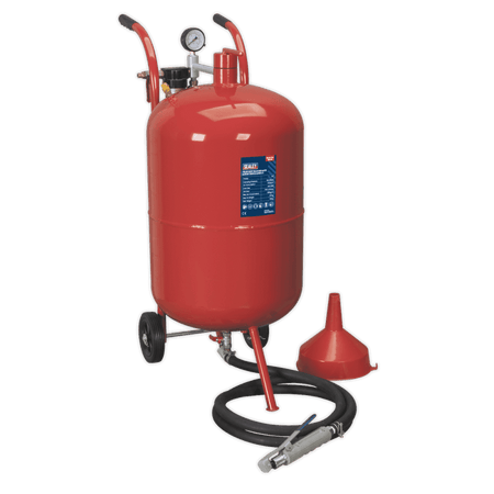 Sealey Shot Blaster with Water Trap & Wheels 75ltr Model No-SB998