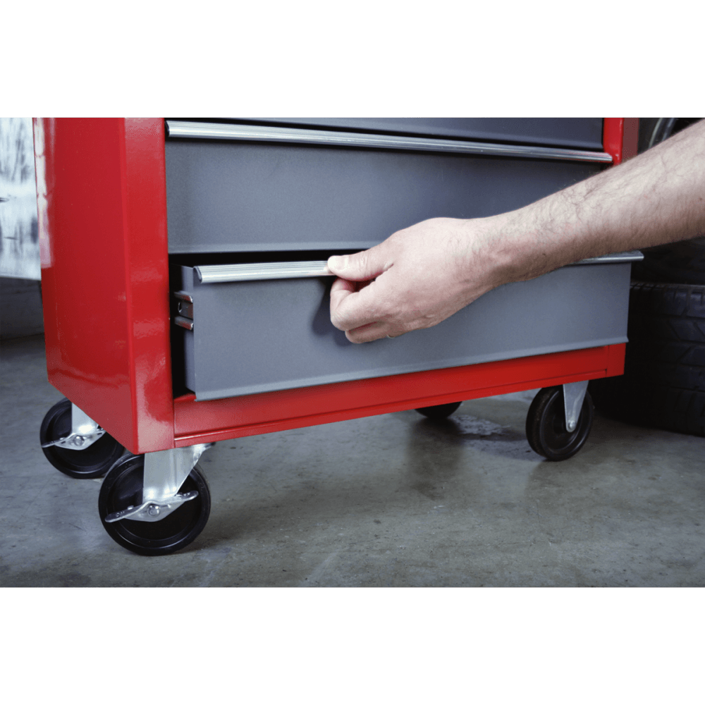 Sealey Rollcab 5 Drawer with Ball Bearing Runners - Red/Grey Model No-AP22505BB