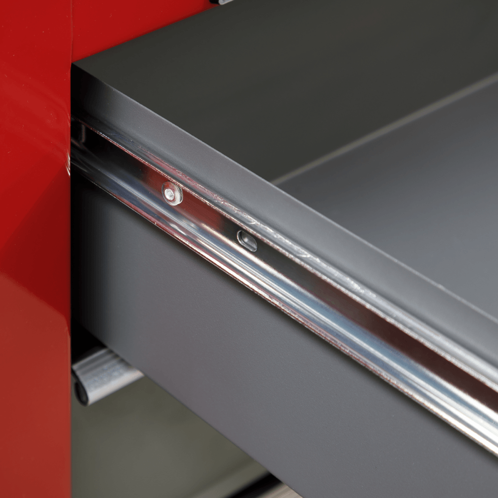 Sealey Rollcab 5 Drawer with Ball Bearing Runners - Red/Grey Model No-AP22505BB