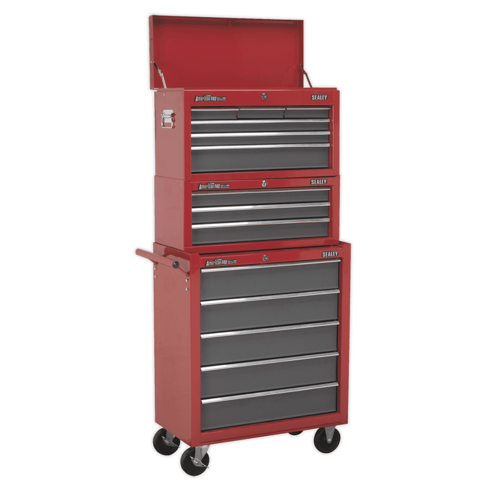 Sealey Rollcab 5 Drawer with Ball Bearing Runners - Red/Grey Model No-AP22505BB