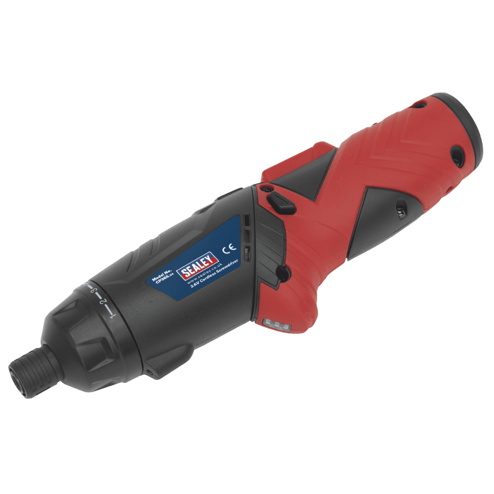 Sealey Cordless Lithium-ion Screwdriver Set 46pc 3.6V Model No-CP36S