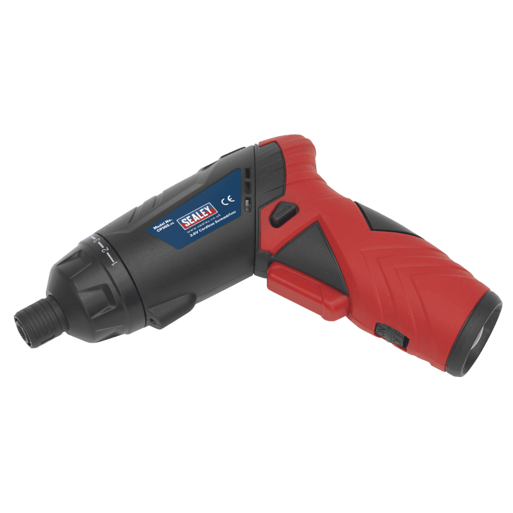 Sealey Cordless Lithium-ion Screwdriver Set 46pc 3.6V Model No-CP36S