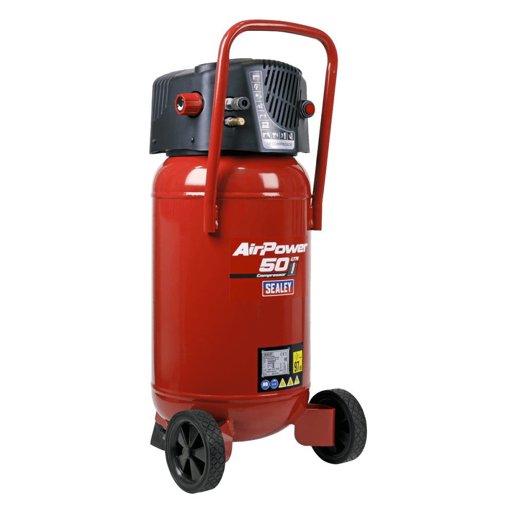 Sealey Compressor 50ltr Belt Drive 2hp Oil Free Model No-SAC05020