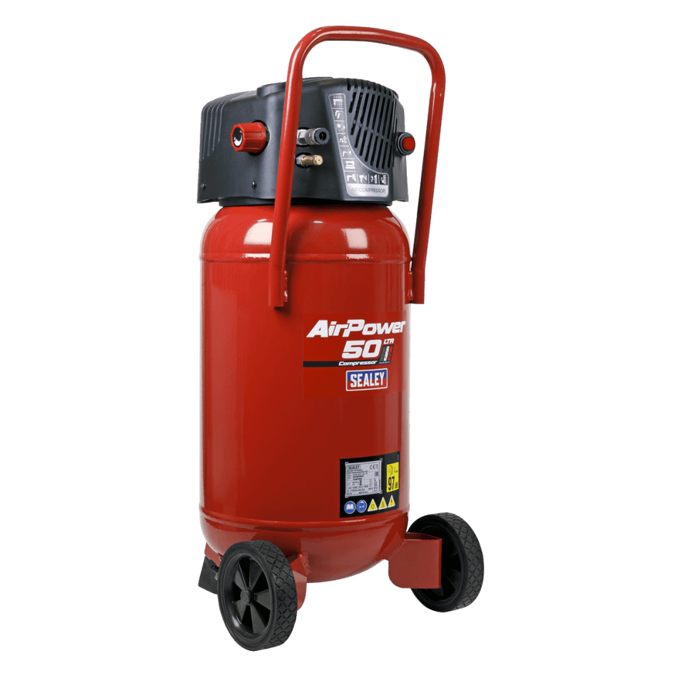 Sealey Compressor 50ltr Belt Drive 2hp Oil Free Model No-SAC05020