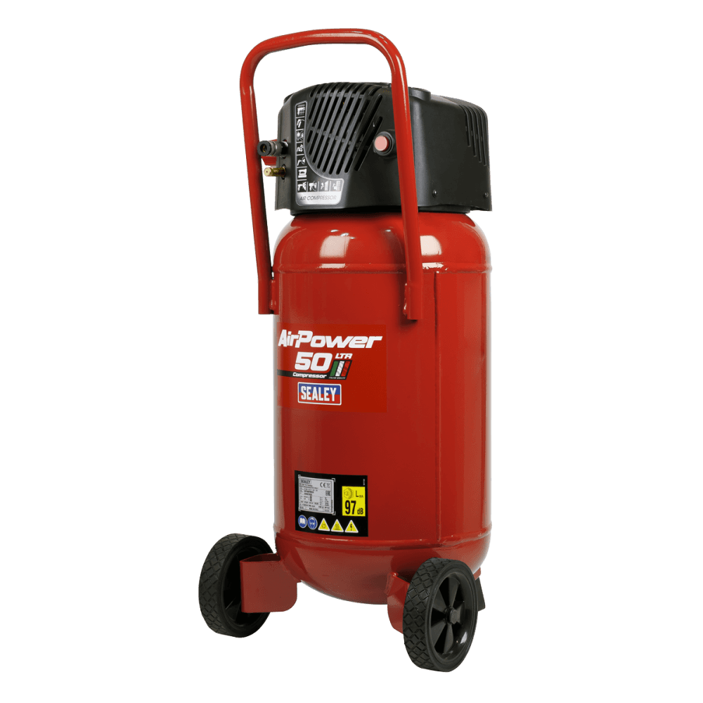 Sealey Compressor 50ltr Belt Drive 2hp Oil Free Model No-SAC05020