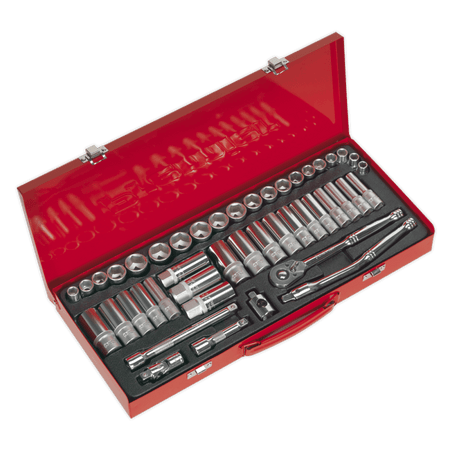 Sealey Topchest 10 Drawer with Ball Bearing Runners - Black & 138pc Tool Kit Model No-AP33109BCOMBO