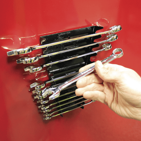 Sealey Spanner Rack Magnetic Capacity 12 Spanners Model No-WR03
