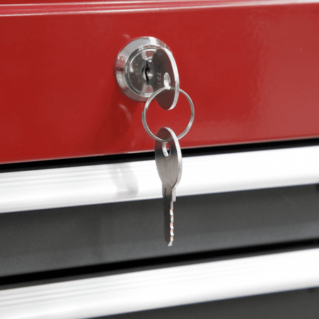 Sealey Topchest & Rollcab Combination 6 Drawer with Ball Bearing Runners - Red/Grey Model No-AP2200BB