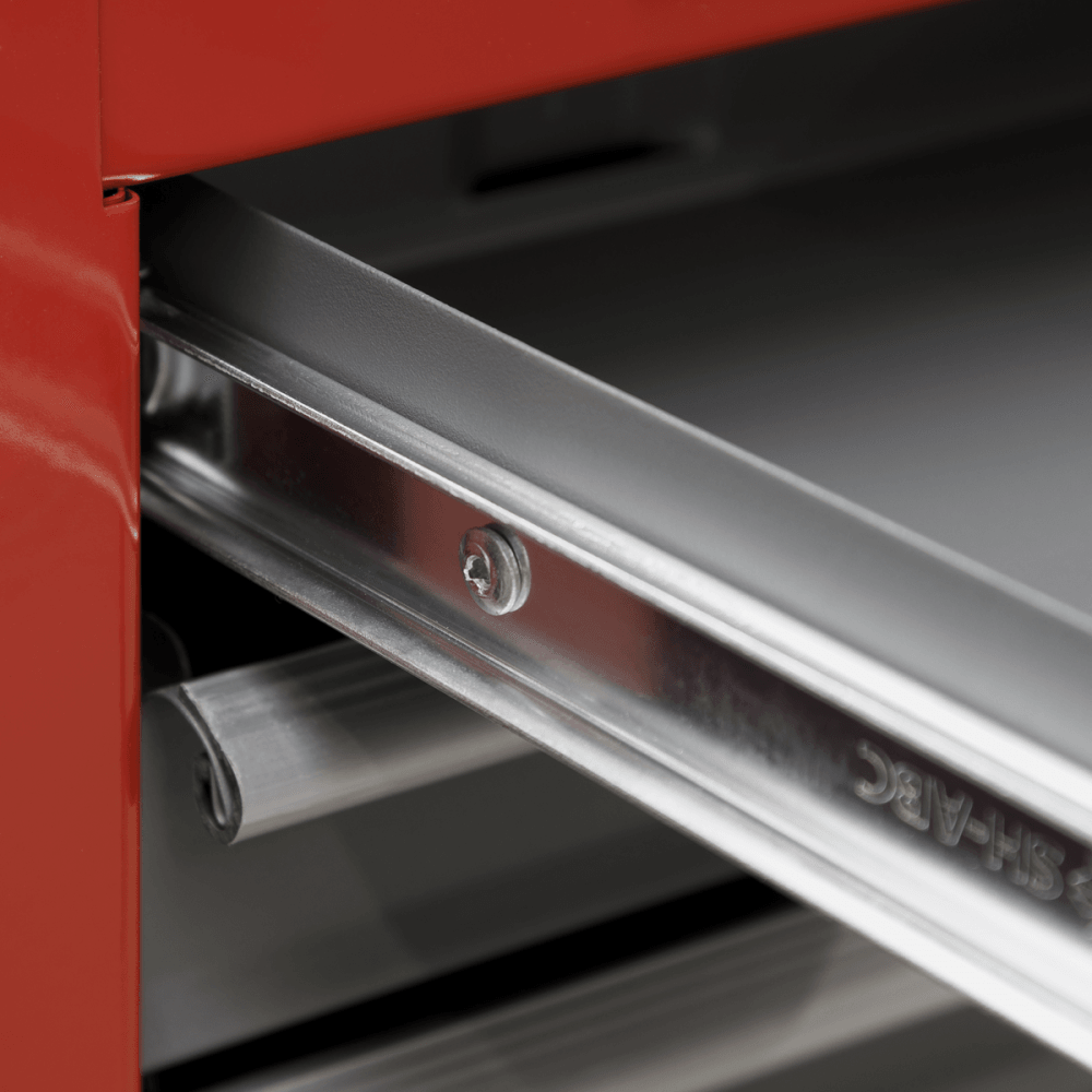 Sealey Topchest & Rollcab Combination 6 Drawer with Ball Bearing Runners - Red/Grey Model No-AP2200BB