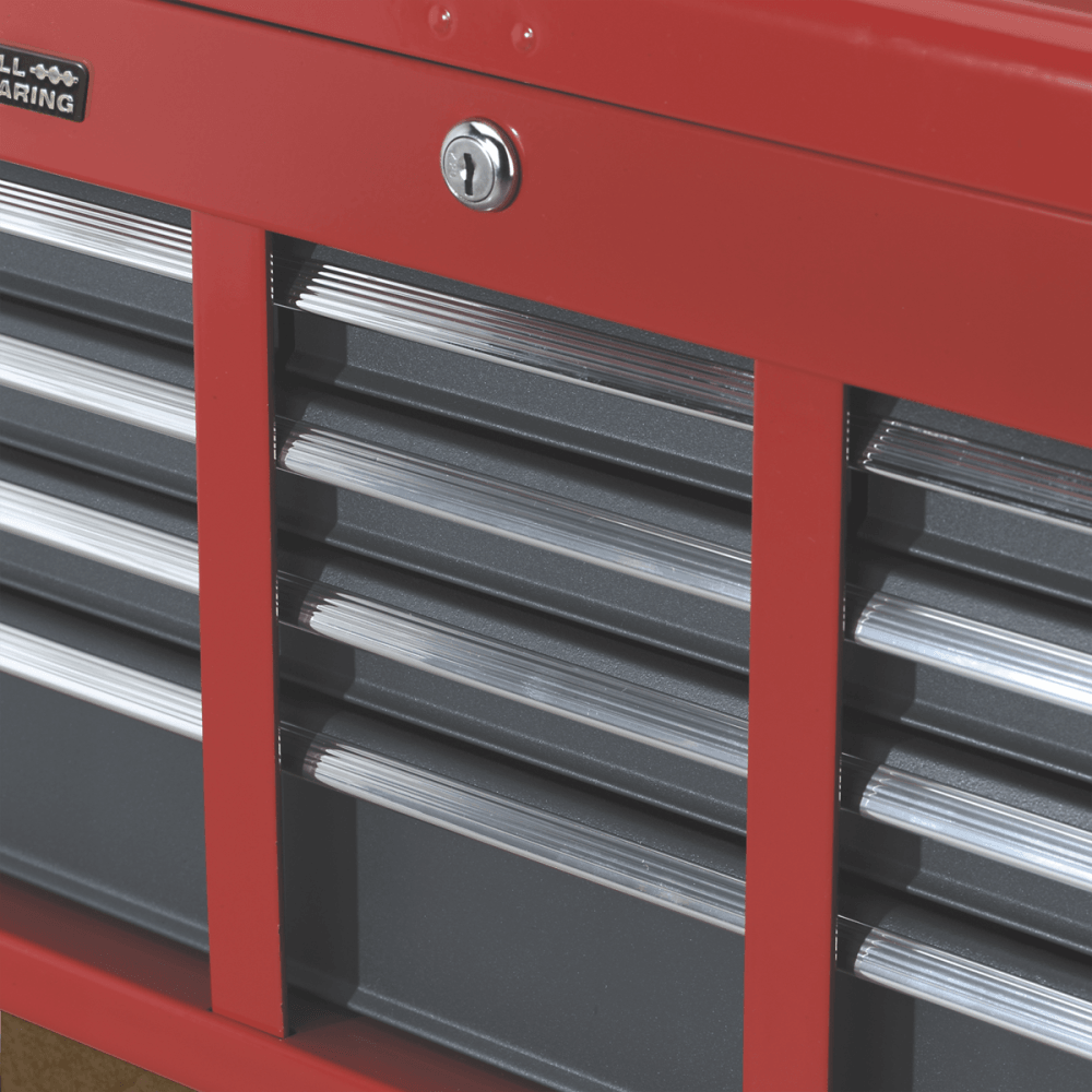 Sealey Topchest 6 Drawer with Ball Bearing Runners - Red/Grey Model No-AP2201BB