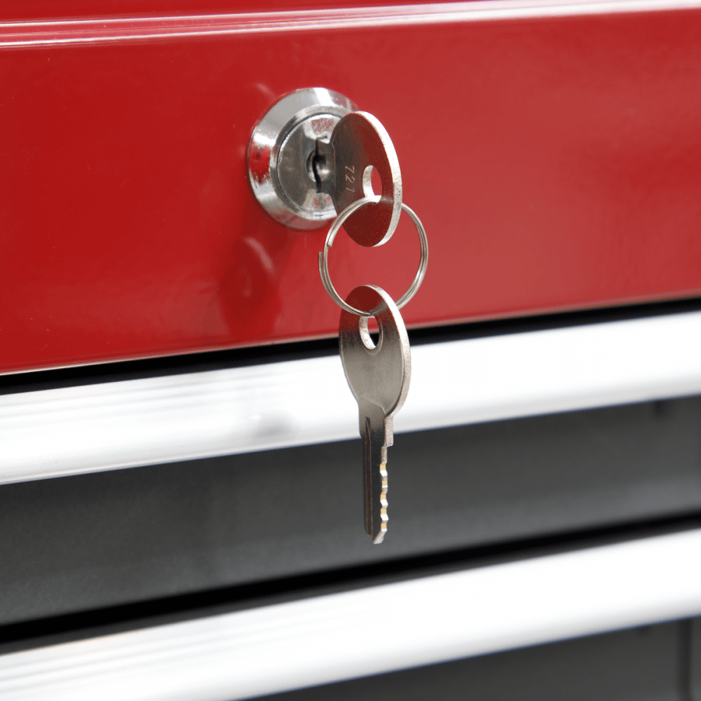 Sealey Topchest 9 Drawer with Ball Bearing Runners - Red/Grey Model No-AP22509BB