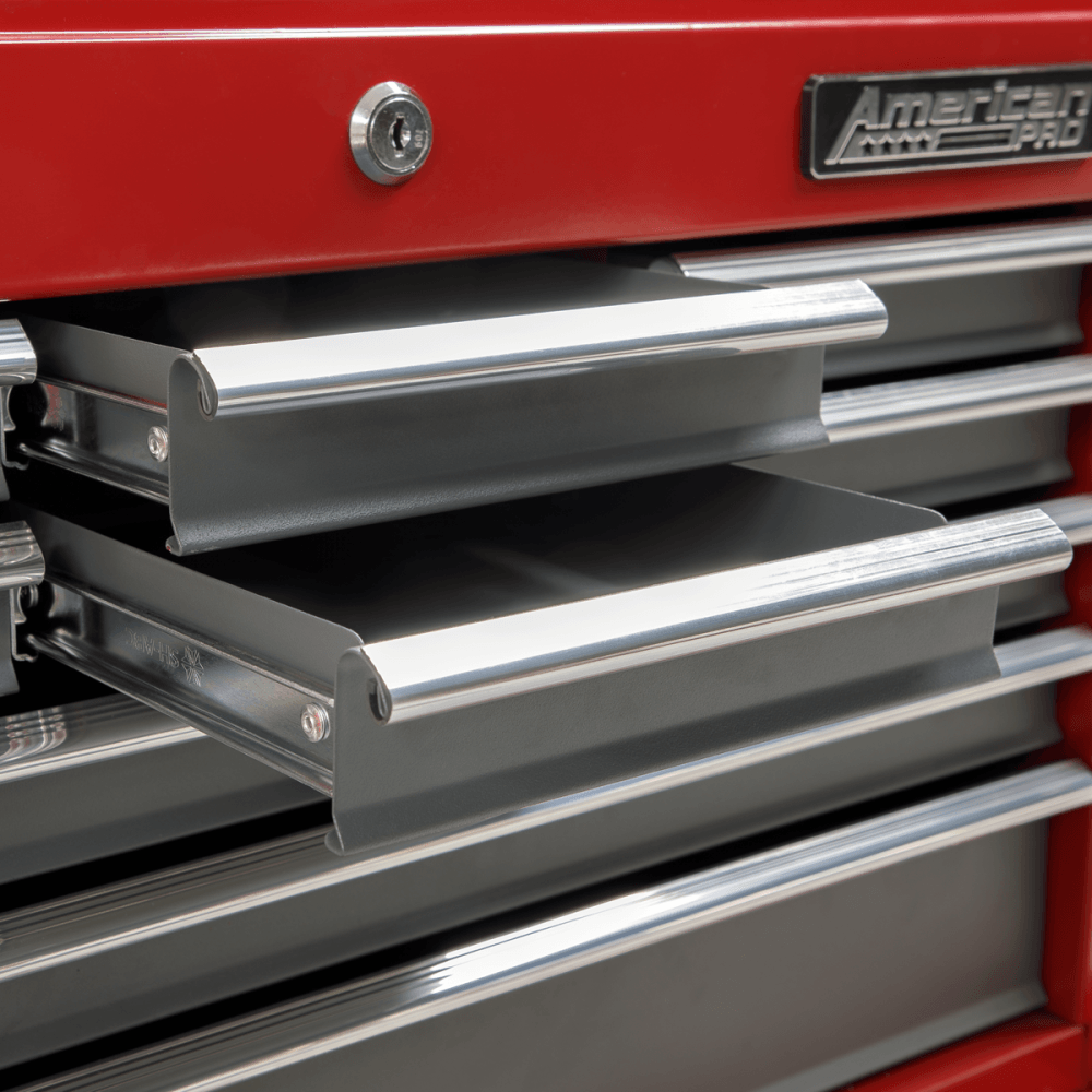 Sealey Topchest 9 Drawer with Ball Bearing Runners - Red/Grey Model No-AP22509BB