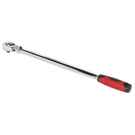 Sealey Ratchet Wrench Flexi-Head Extra-Long 455mm 3/8"Sq Drive Model No-AK6697