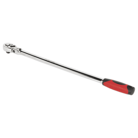 Sealey Ratchet Wrench Flexi-Head Extra Long 600mm 1/2"Sq Drive Model No-AK6698