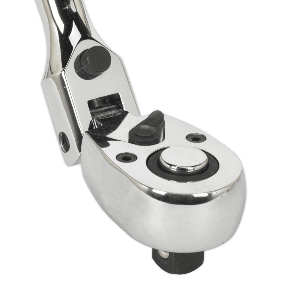 Sealey Ratchet Wrench Flexi-Head Extra Long 600mm 1/2"Sq Drive Model No-AK6698