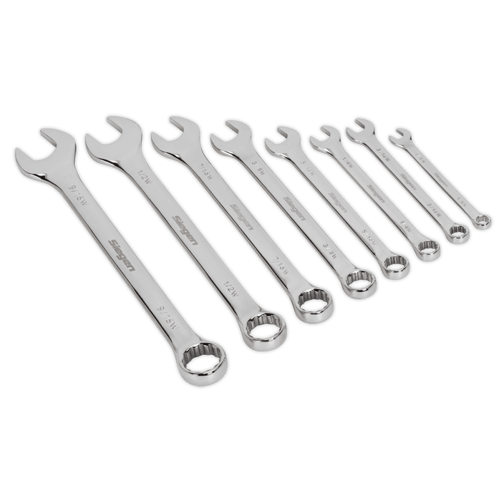 Sealey Combination Spanner Set 8pc Whitworth Model No-S0870