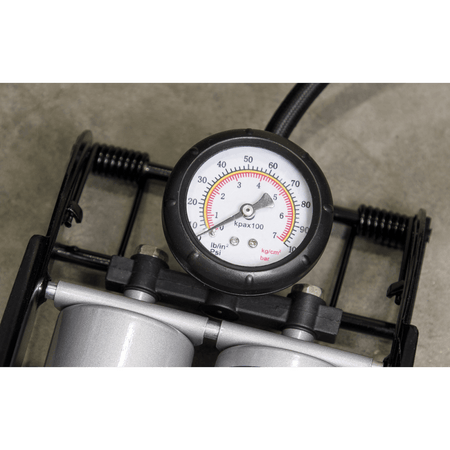 Sealey Foot Pump Twin Barrel Model No-FP4