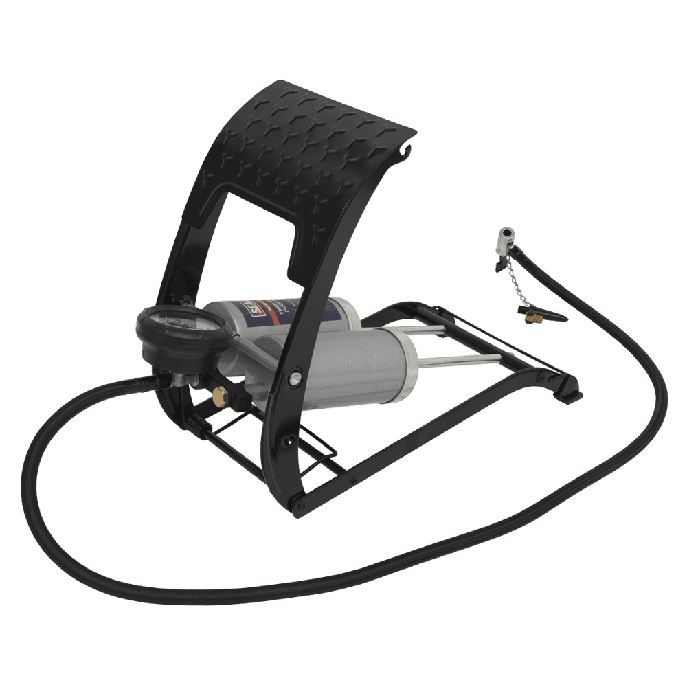 Sealey Foot Pump Twin Barrel Model No-FP4