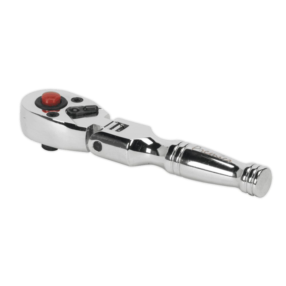 Sealey Ratchet Wrench Flexi-Head Stubby 1/4"Sq Drive Model No-AK660SF