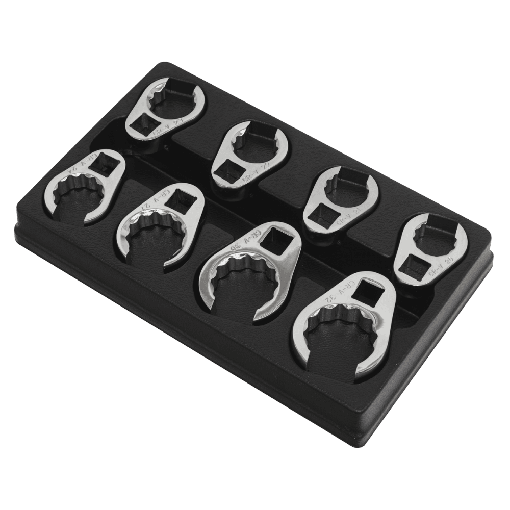 Sealey Crow's Foot Spanner Set 8pc 1/2"Sq Drive Metric Model No-AK5981
