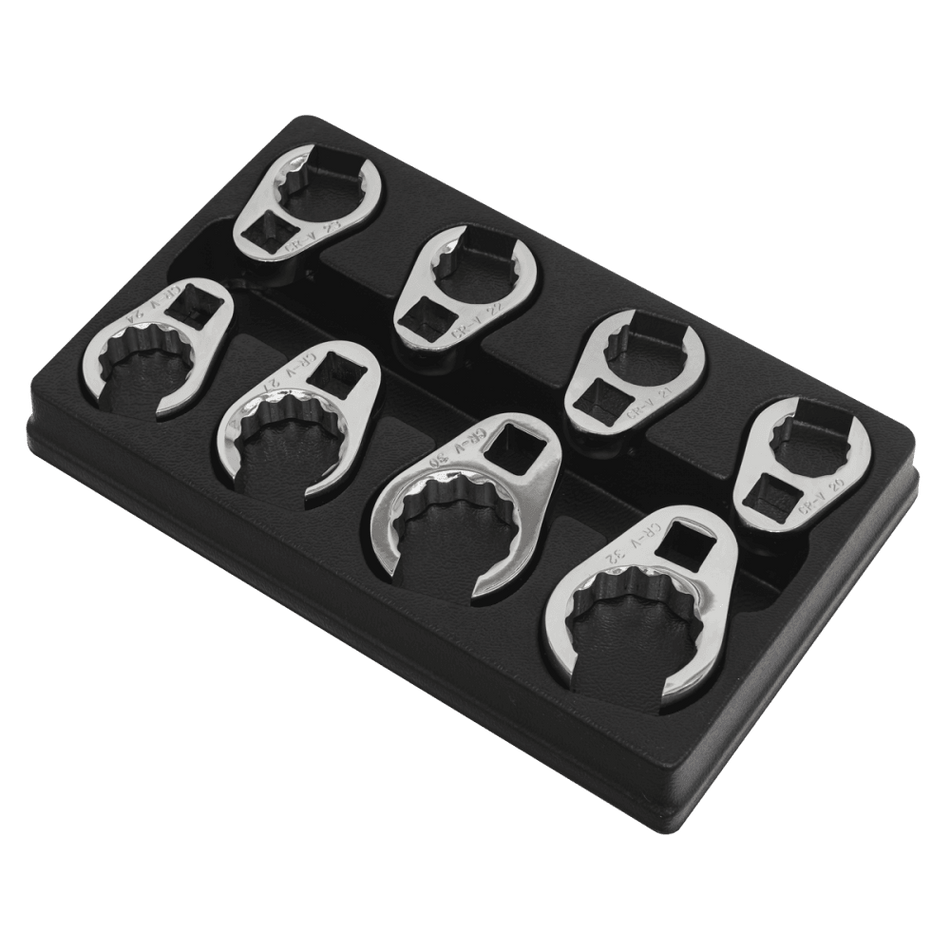 Sealey Crow's Foot Spanner Set 8pc 1/2"Sq Drive Metric Model No-AK5981
