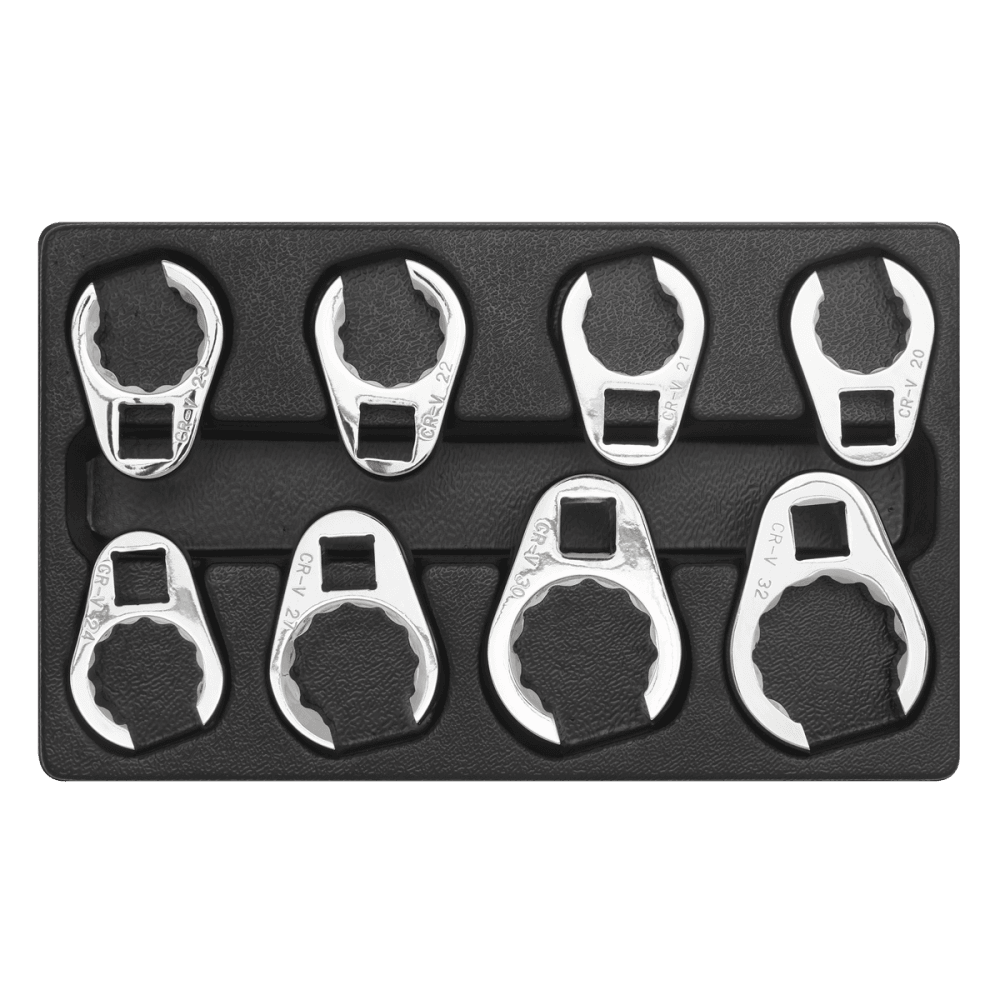 Sealey Crow's Foot Spanner Set 8pc 1/2"Sq Drive Metric Model No-AK5981