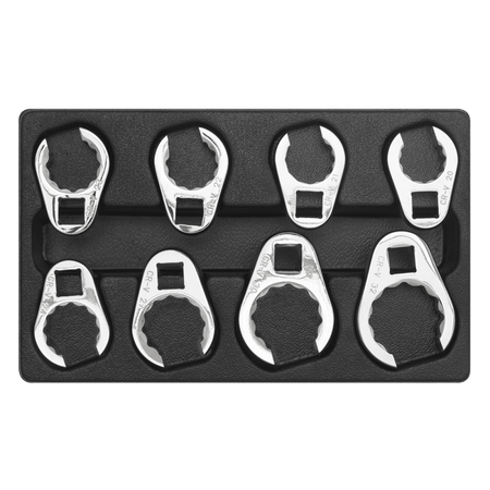 Sealey Crow's Foot Spanner Set 8pc 1/2"Sq Drive Metric Model No-AK5981