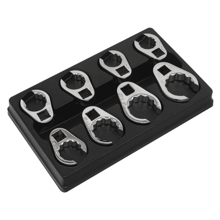 Sealey Crow's Foot Spanner Set 8pc 1/2"Sq Drive Metric Model No-AK5981