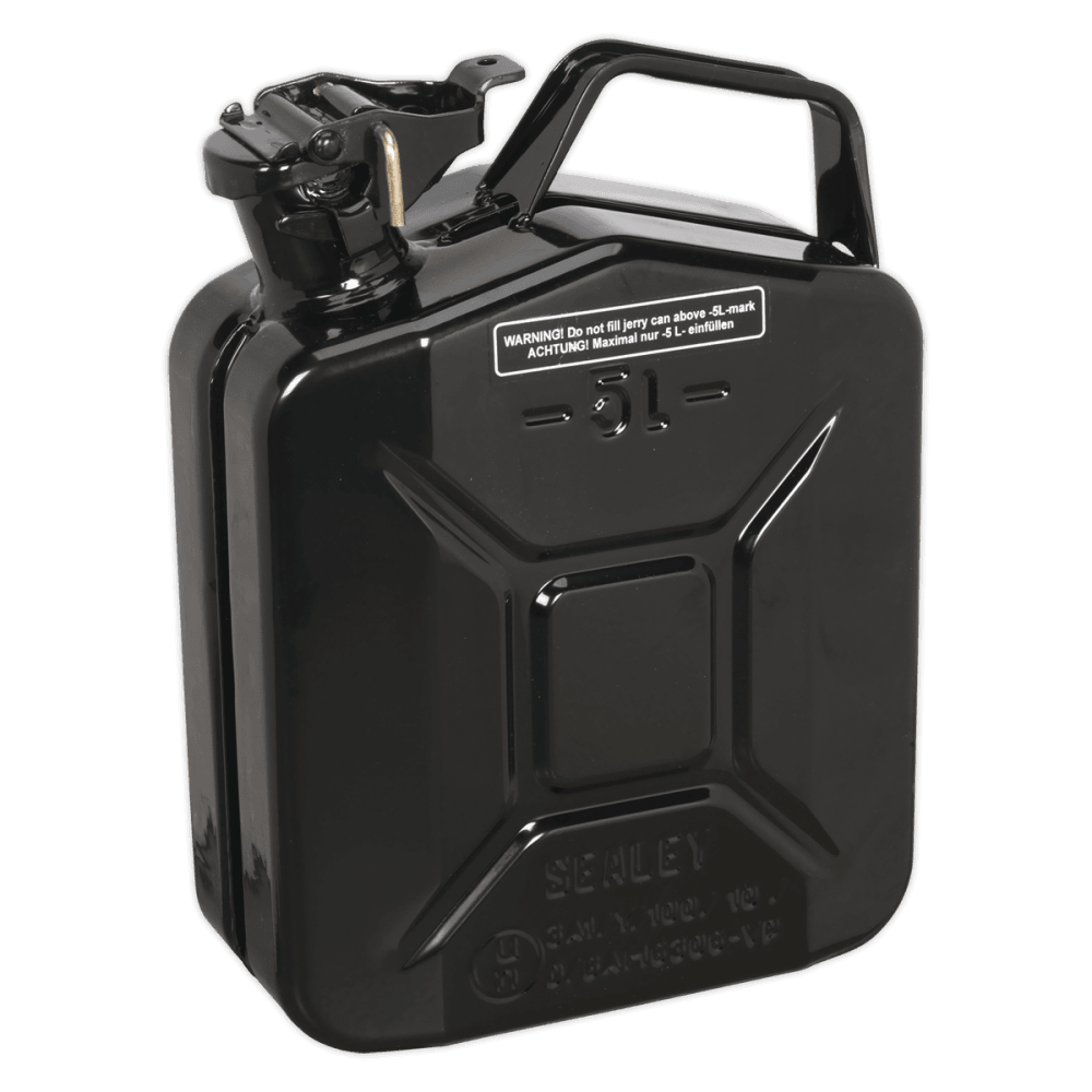 Sealey Jerry Can 5ltr - Black Model No-JC5MB