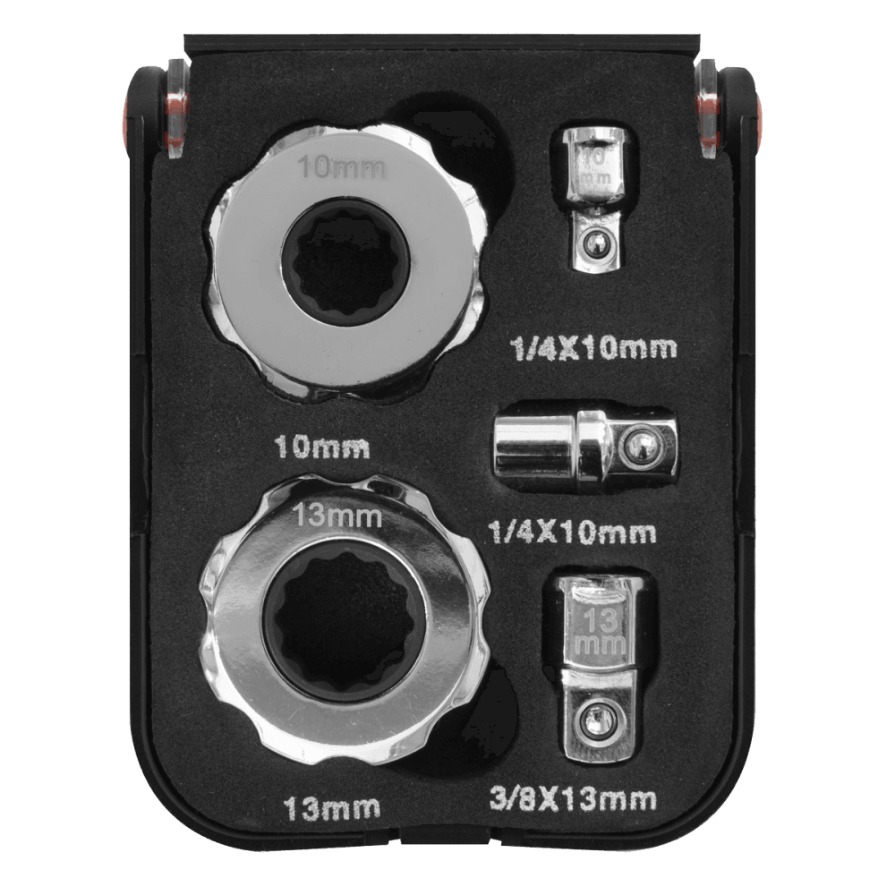 Sealey Palm Ratchet Set 5pc 1/4" & 3/8"Sq Drive Model No-AK6959