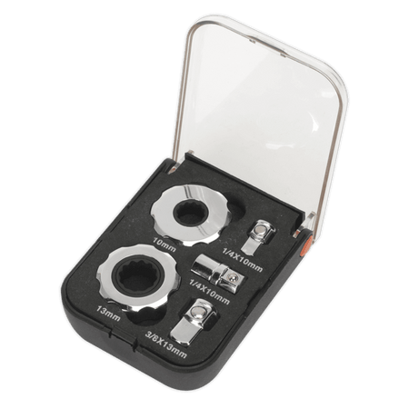 Sealey Palm Ratchet Set 5pc 1/4" & 3/8"Sq Drive Model No-AK6959