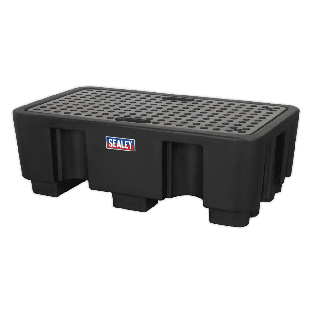 Sealey Barrel Bund Polyethylene 1300 x 750 x 440mm 2 Drum Model No-DRP17