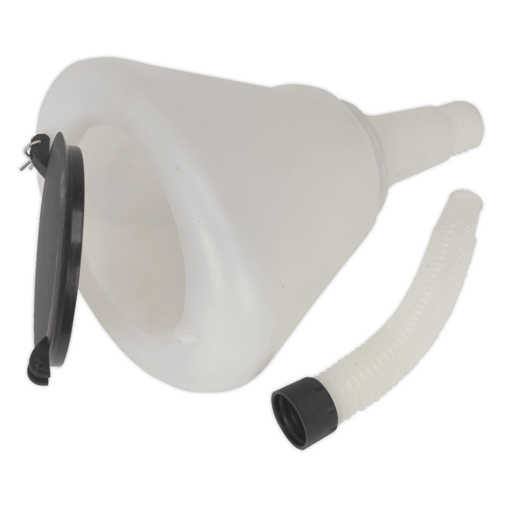 Sealey Funnel with Closing Lid 200mm Model No-F99200