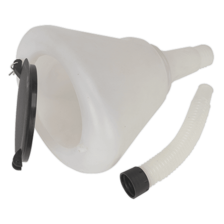Sealey Funnel with Closing Lid 200mm Model No-F99200