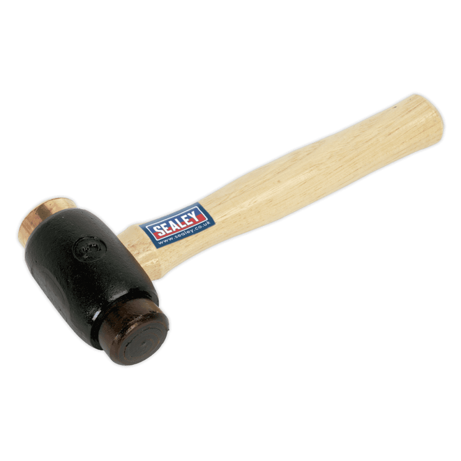 Sealey Copper/Rawhide Faced Hammer 3.5lb Hickory Shaft Model No-CRF35